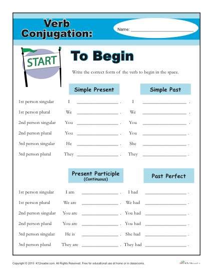 begin conjugation